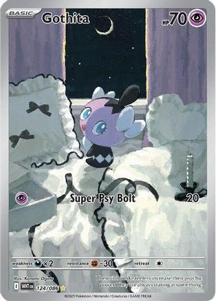 Gothita - 124/086 (124) - [SV: White Flare] Holofoil Pokemon Single Pokémon
