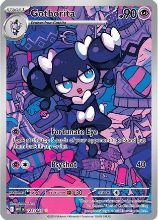 Gothorita - 125/086 (125) - [SV: White Flare] Holofoil Pokemon Single Pokémon