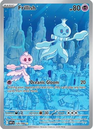 Frillish - 126/086 (126) - [SV: White Flare] Holofoil Pokemon Single Pokémon