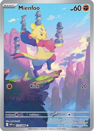 Mienfoo - 133/086 (133) - [SV: White Flare] Holofoil Pokemon Single Pokémon