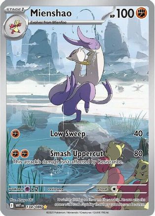 Mienshao - 134/086 (134) - [SV: White Flare] Holofoil Pokemon Single Pokémon