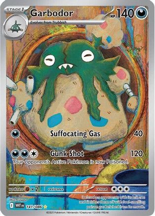 Garbodor - 141/086 (141) - [SV: White Flare] Holofoil Pokemon Single Pokémon