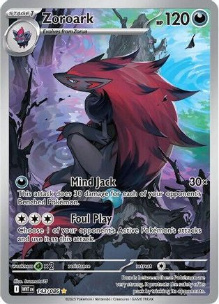 Zoroark - 143/086 (143) - [SV: White Flare] Holofoil Pokemon Single Pokémon