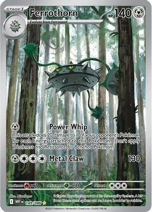 Ferrothorn - 149/086 Holofoil [SV: White Flare] Pokemon Single Pokémon