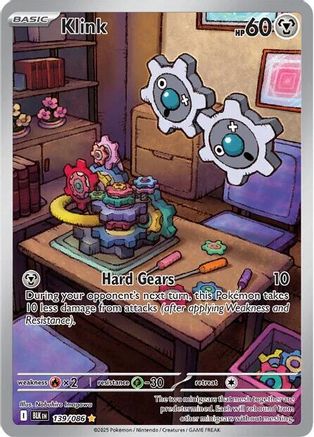 Klink - 139/086 Holofoil [SV: Black Bolt] Pokemon Single Pokémon