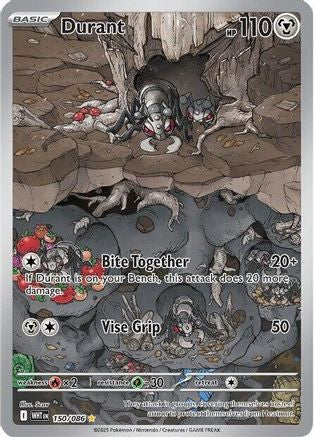 Durant - 150/086 (150) - [SV: White Flare] Holofoil Pokemon Single Pokémon