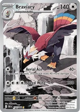 Braviary - 155/086 Holofoil [SV: Black Bolt] Pokemon Single Pokémon