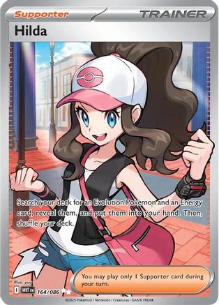 Hilda - 164/086 (164) - [SV: White Flare] Holofoil Pokemon Single Pokémon