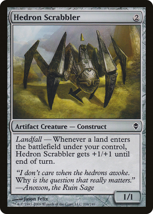 Hedron Scrabbler (ZEN-204) [Zendikar] Foil MTG Single Wizards of the Coast