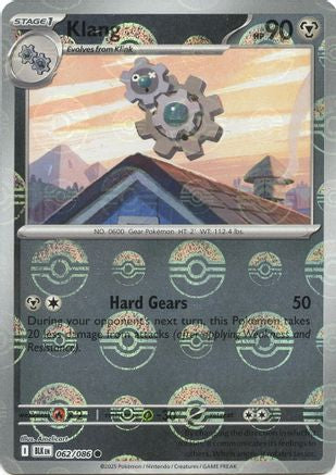 Klang (Poke Ball Pattern) (62) Holofoil [SV: Black Bolt] Pokemon Single Pokémon
