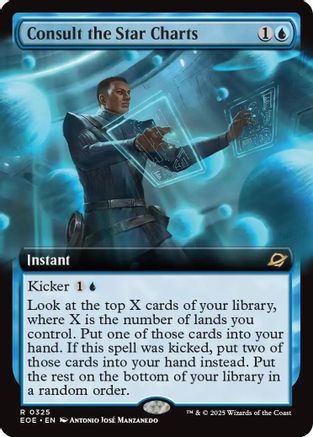 Consult the Star Charts (EOE-325) [Edge of Eternities] Foil MTG Single Wizards of the Coast