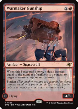 Warmaker Gunship (EOE-167) [Edge of Eternities] MTG Single Wizards of the Coast