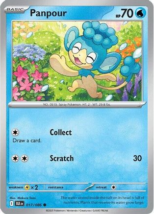 Panpour (17) [SV: Black Bolt] Pokemon Single Pokémon