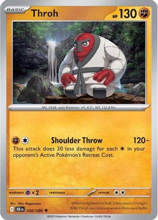 Throh (50) [SV: Black Bolt] Pokemon Single Pokémon