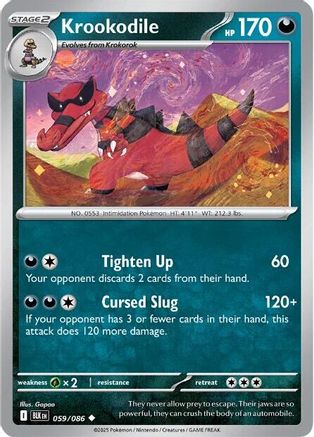 Krookodile (59) [SV: Black Bolt] Pokemon Single Pokémon