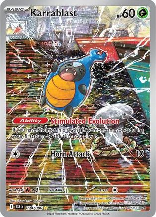 Karrablast - 094/086 Holofoil [SV: Black Bolt] Pokemon Single Pokémon