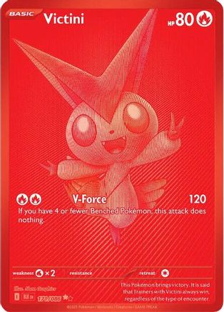 Victini - 171/086 Holofoil [SV: Black Bolt] Pokemon Single Pokémon