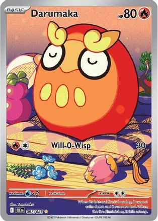 Darumaka - 097/086 Holofoil [SV: Black Bolt] Pokemon Single Pokémon