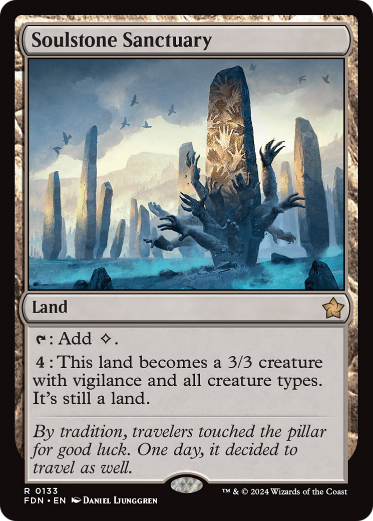 Soulstone Sanctuary (FDN-133) [Foundations] MTG Single Wizards of the Coast