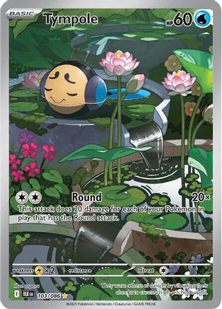Tympole - 103/086 (103) Holofoil [SV Black Bolt] Pokemon Single Pokémon