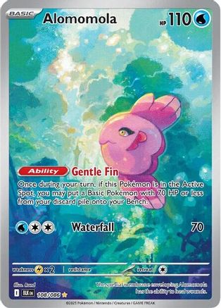 Alomomola - 108/086 (108) Holofoil [SV: Black Bolt] Pokemon Single Pokémon
