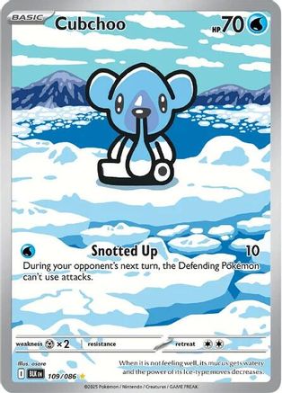 Cubchoo - 109/086 Holofoil [SV: Black Bolt] Pokemon Single Pokémon