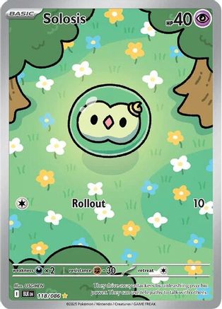 Solosis - 118/086 Holofoil [SV: Black Bolt] Pokemon Single Pokémon
