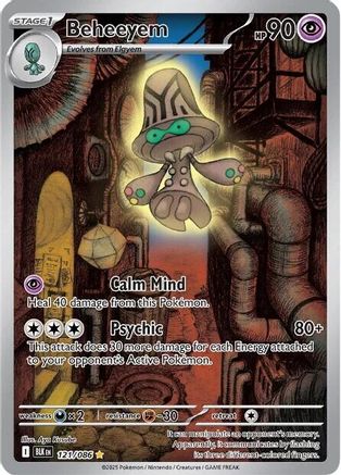Beheeyem - 121/086 Holofoil [SV: Black Bolt] Pokemon Single Pokémon
