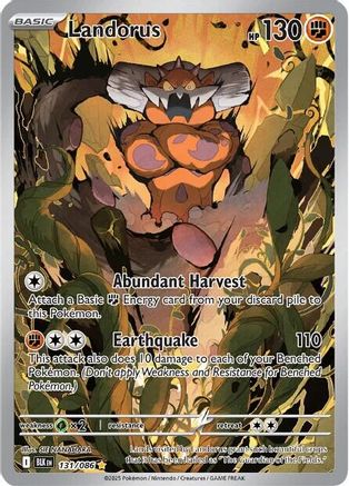 Landorus - 131/086 Holofoil [SV: Black Bolt] Pokemon Single Pokémon