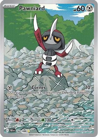 Pawniard - 142/086 Holofoil [SV: Black Bolt] Pokemon Single Pokémon