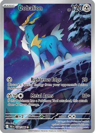 Cobalion - 144/086 Holofoil [SV: Black Bolt] Pokemon Single Pokémon