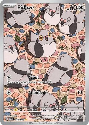 Pidove - 148/086 Holofoil [SV: Black Bolt] Pokemon Single Pokémon