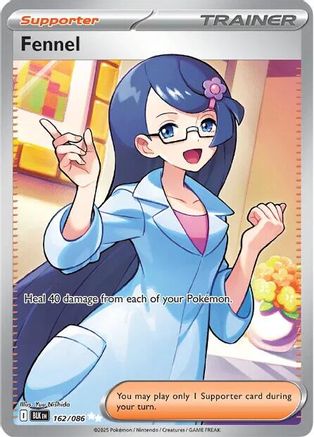 Fennel - 162/086 Holofoil [SV: Black Bolt] Pokemon Single Pokémon