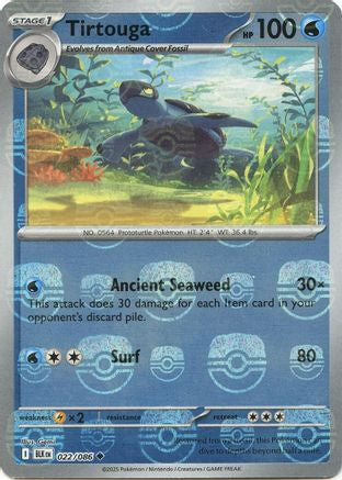 Tirtouga (Master Ball Pattern) (22) Holofoil [SV: Black Bolt] Pokemon Single Pokémon