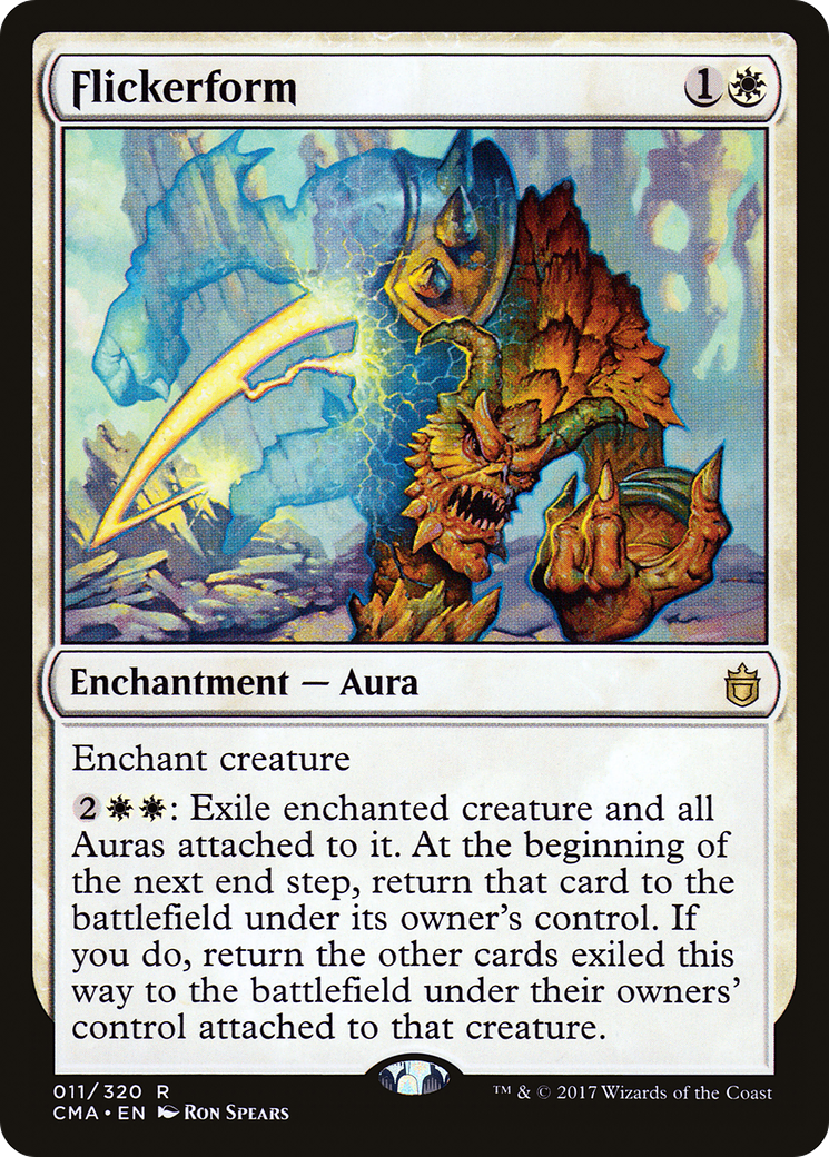 Flickerform (CMA-011) [Commander Anthology] MTG Single Wizards of the Coast