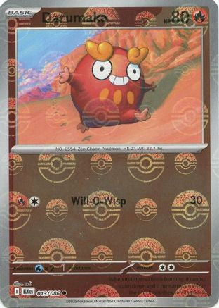Darumaka (Poke Ball Pattern) (13) Holofoil [SV: Black Bolt] Pokemon Single Pokémon