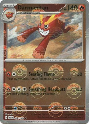Darmanitan (Poke Ball Pattern) (14) Holofoil [SV: Black Bolt] Pokemon Single Pokémon