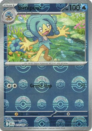 Simipour (Poke Ball Pattern) (18) Holofoil [SV: Black Bolt] Pokemon Single Pokémon