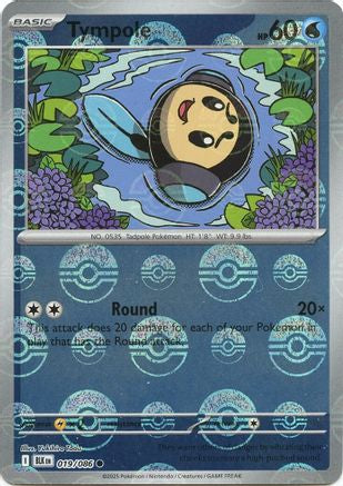 Tympole (Poke Ball Pattern) (19) Holofoil [SV: Black Bolt] Pokemon Single Pokémon