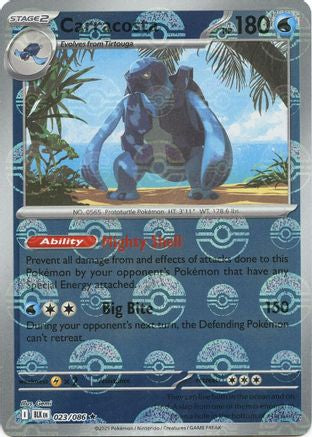 Carracosta (Poke Ball Pattern) (23) Holofoil [SV: Black Bolt] Pokemon Single Pokémon