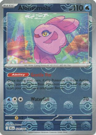Alomomola (Poke Ball Pattern) (24) Holofoil [SV: Black Bolt] Pokemon Single Pokémon