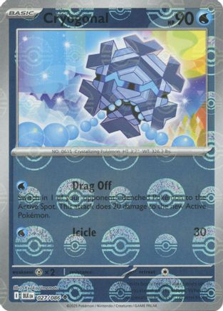 Cryogonal (Poke Ball Pattern) (27) Holofoil [SV: Black Bolt] Pokemon Single Pokémon
