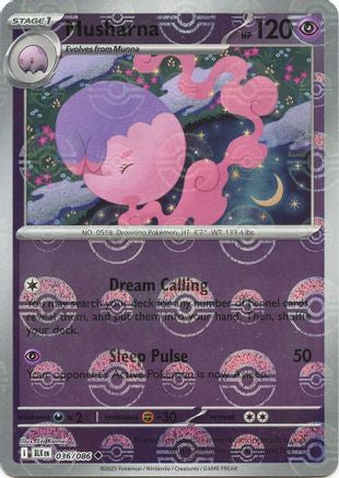 Musharna (Poke Ball Pattern) (36) Holofoil [SV Black Bolt] Pokemon Single Pokémon