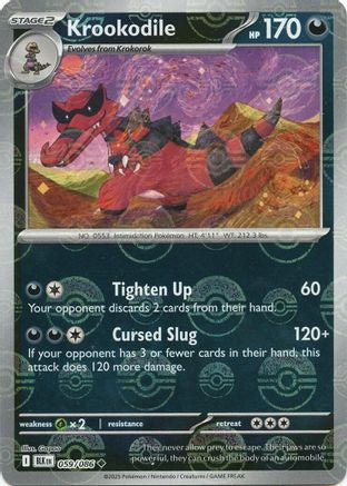 Krookodile (Poke Ball Pattern) (59) Holofoil [SV: Black Bolt] Pokemon Single Pokémon