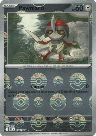 Pawniard (Poke Ball Pattern) (64) Holofoil [SV: Black Bolt] Pokemon Single Pokémon