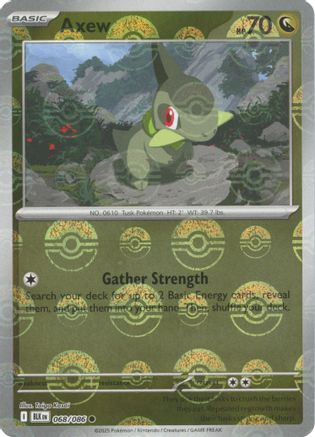 Axew (Poke Ball Pattern) (68) Holofoil [SV: Black Bolt] Pokemon Single Pokémon