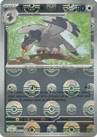 Tranquill (Poke Ball Pattern) (72) Holofoil [SV: Black Bolt] Pokemon Single Pokémon