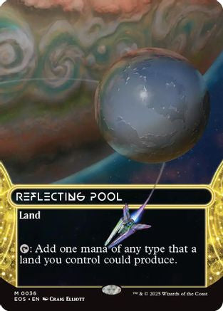 Reflecting Pool (0036) (Borderless) (EOS-036) [Edge of Eternities: Stellar Sights] MTG Single Wizards of the Coast