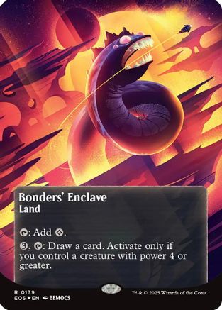 Bonders' Enclave (0136) (Galaxy Foil) (EOS-139) [Edge of Eternities: Stellar Sights] Foil MTG Single Wizards of the Coast