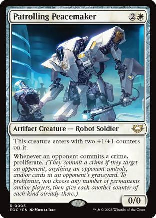 Patrolling Peacemaker (EOC-005) [Commander: Edge of Eternities] MTG Single Wizards of the Coast